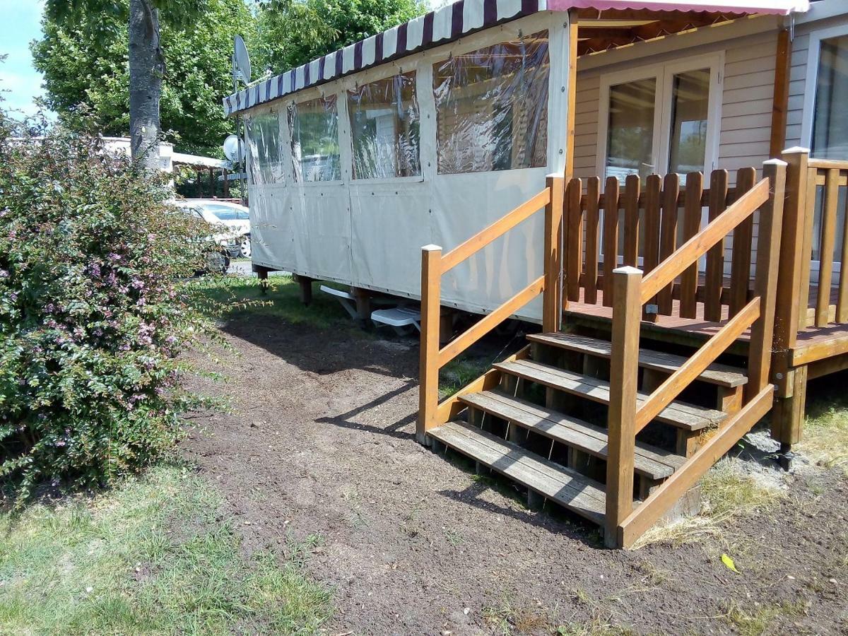 Mobile home Ht de gamme climatisé dans le camping **** de la Réserve Gastes Exterior foto